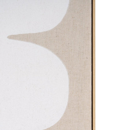 Interval I Hand Painted Brown Floater Frame Wall Art HomeRoots