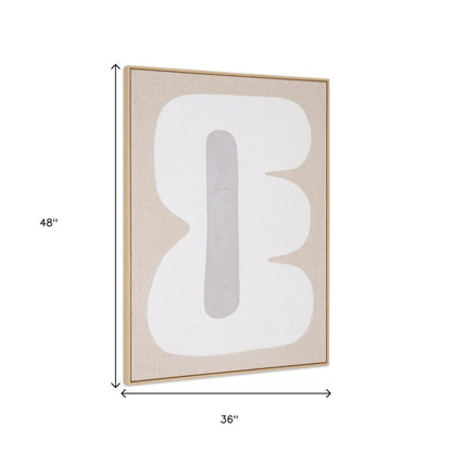 Interval I Hand Painted Brown Floater Frame Wall Art HomeRoots