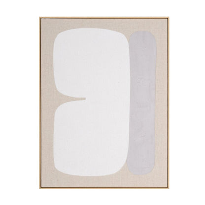 Interval II Hand Painted Brown Floater Frame Wall Art HomeRoots