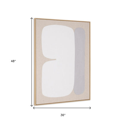 Interval II Hand Painted Brown Floater Frame Wall Art HomeRoots