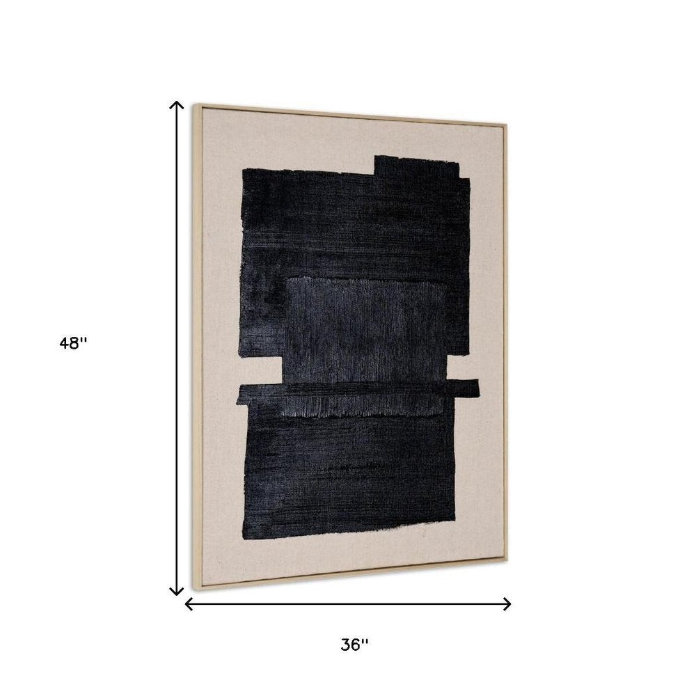 Fortissimo Hand Painted Brown Floater Frame Wall Art HomeRoots