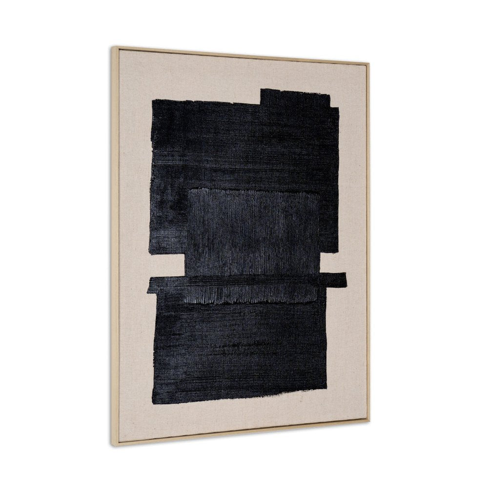 Fortissimo Hand Painted Brown Floater Frame Wall Art HomeRoots