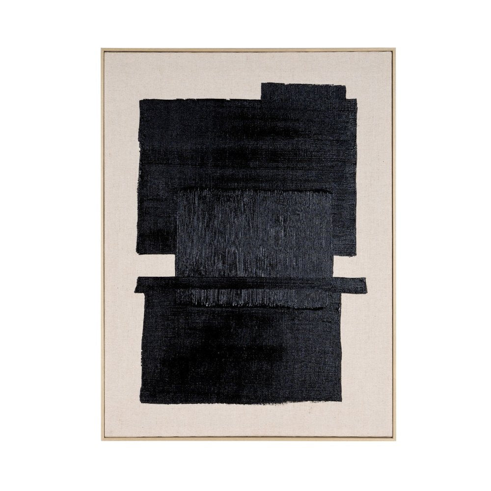 Fortissimo Hand Painted Brown Floater Frame Wall Art HomeRoots