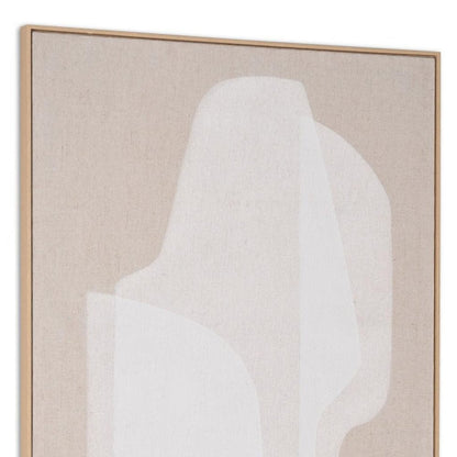 Blanchard Hand Painted Brown Floater Frame Wall Art HomeRoots