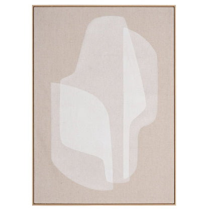 Blanchard Hand Painted Brown Floater Frame Wall Art HomeRoots