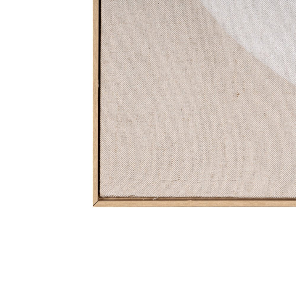 Blanchard Hand Painted Brown Floater Frame Wall Art HomeRoots