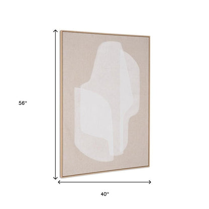 Blanchard Hand Painted Brown Floater Frame Wall Art HomeRoots