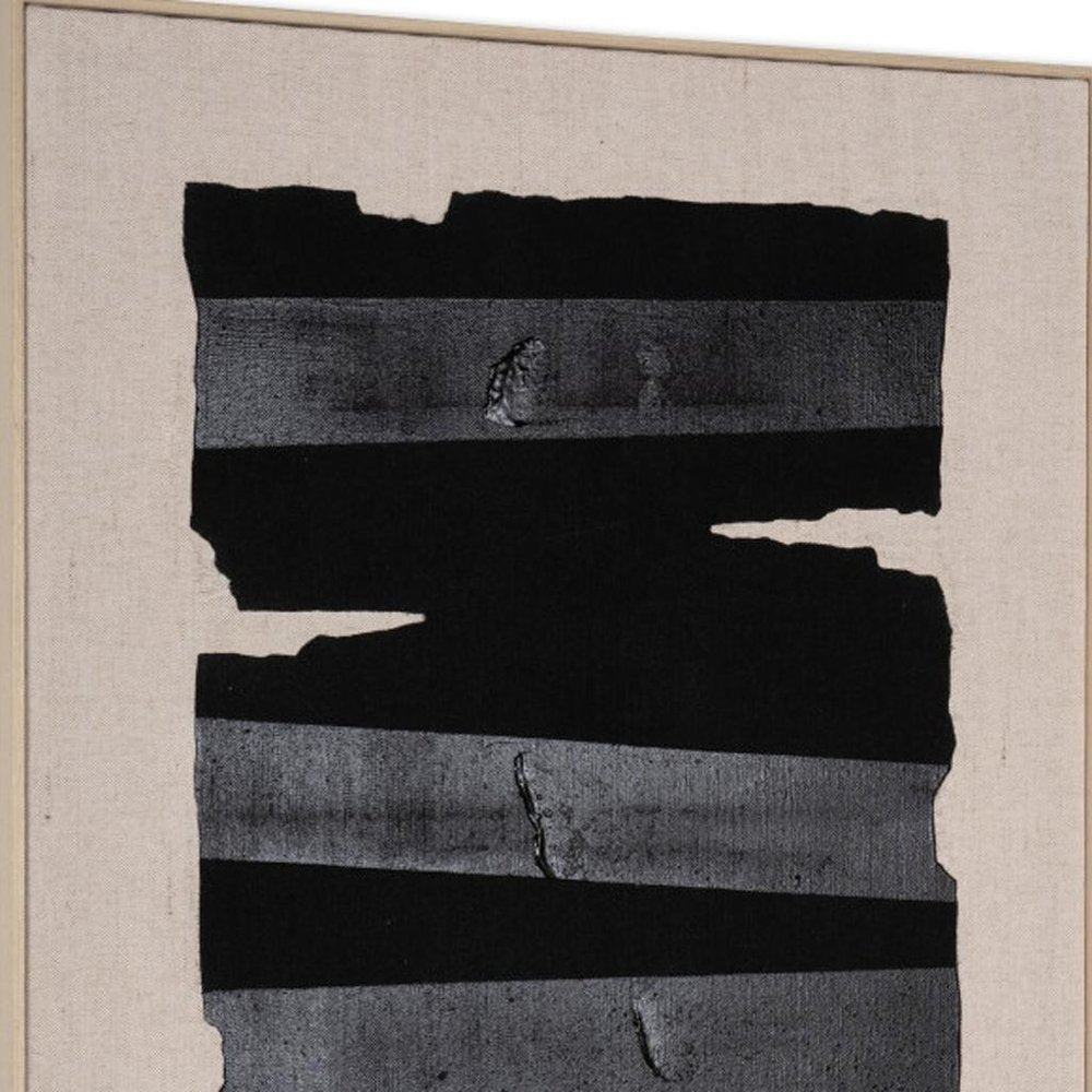 Echoes of Shadows I Hand Painted Brown Floater Frame Wall Art HomeRoots