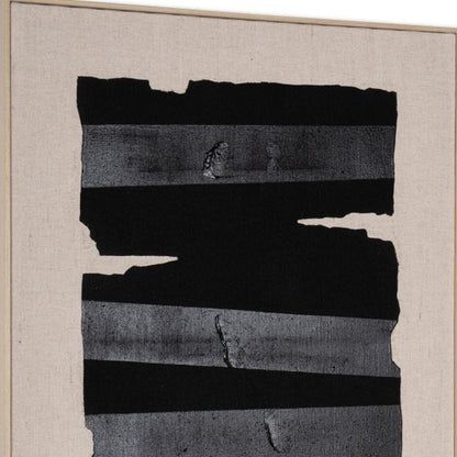 Echoes of Shadows I Hand Painted Brown Floater Frame Wall Art HomeRoots
