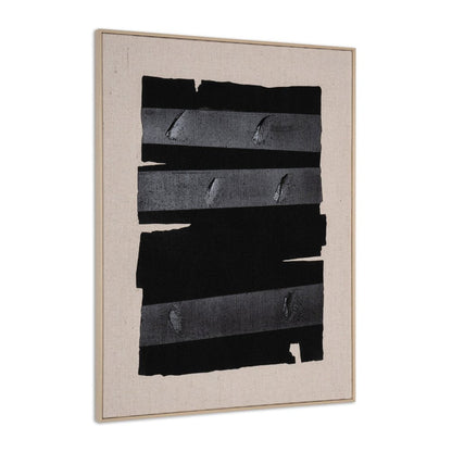 Echoes of Shadows II Hand Painted Brown Floater Frame Wall Art HomeRoots