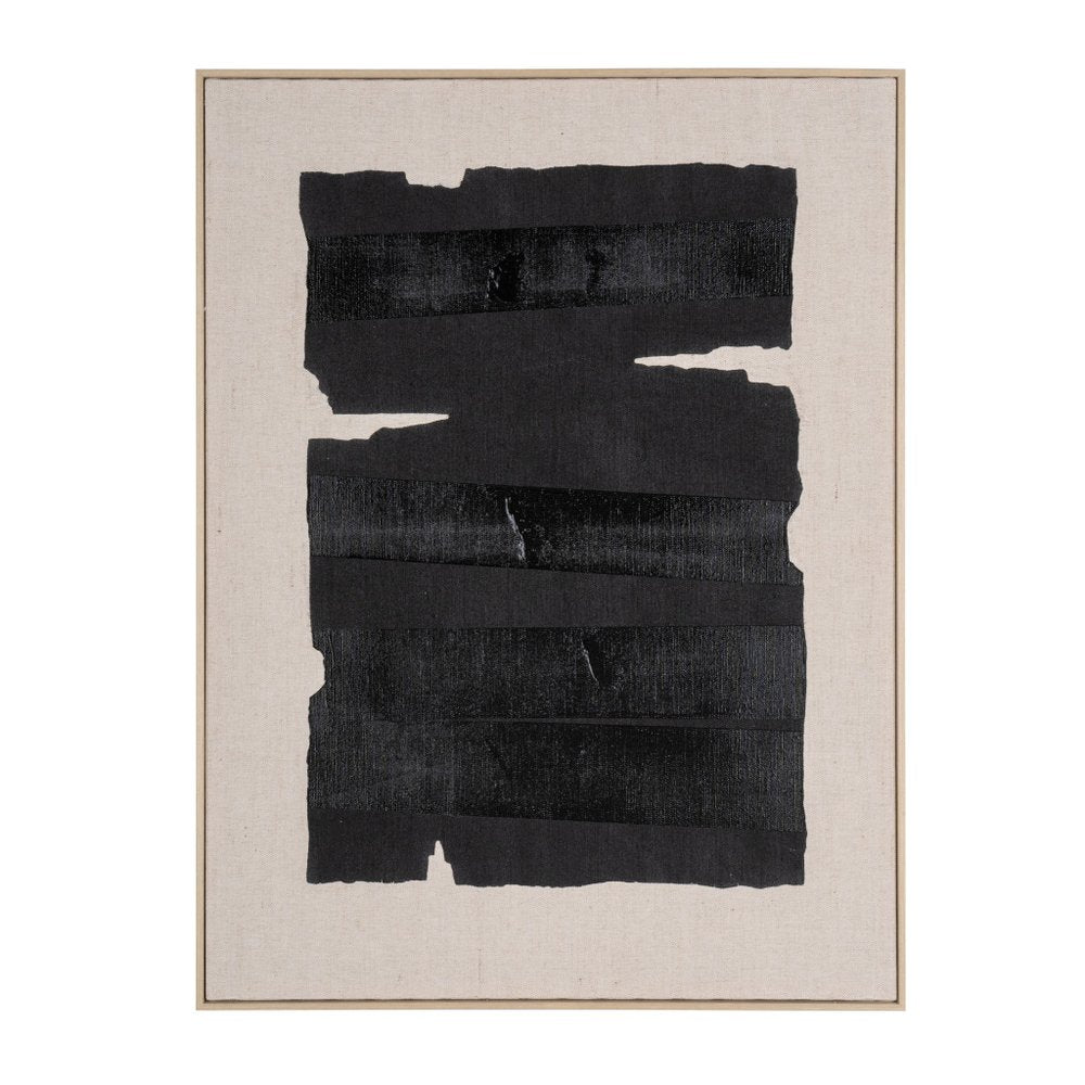 Echoes of Shadows II Hand Painted Brown Floater Frame Wall Art HomeRoots