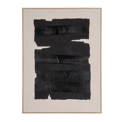 Echoes of Shadows II Hand Painted Brown Floater Frame Wall Art HomeRoots
