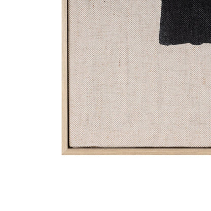 Echoes of Shadows II Hand Painted Brown Floater Frame Wall Art HomeRoots