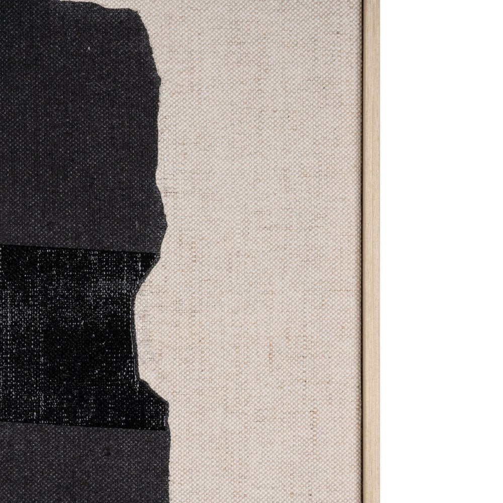 Echoes of Shadows II Hand Painted Brown Floater Frame Wall Art HomeRoots