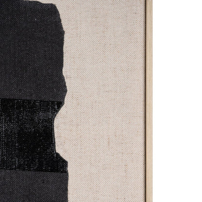 Echoes of Shadows II Hand Painted Brown Floater Frame Wall Art HomeRoots