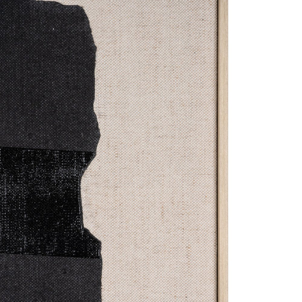 Echoes of Shadows II Hand Painted Brown Floater Frame Wall Art HomeRoots