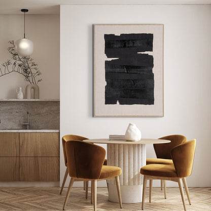 Echoes of Shadows II Hand Painted Brown Floater Frame Wall Art HomeRoots