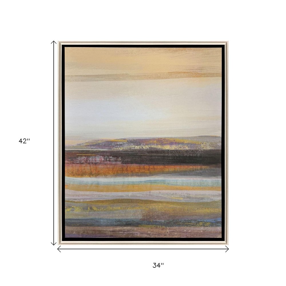 Santa Fe I Silver Framed Wall Art HomeRoots