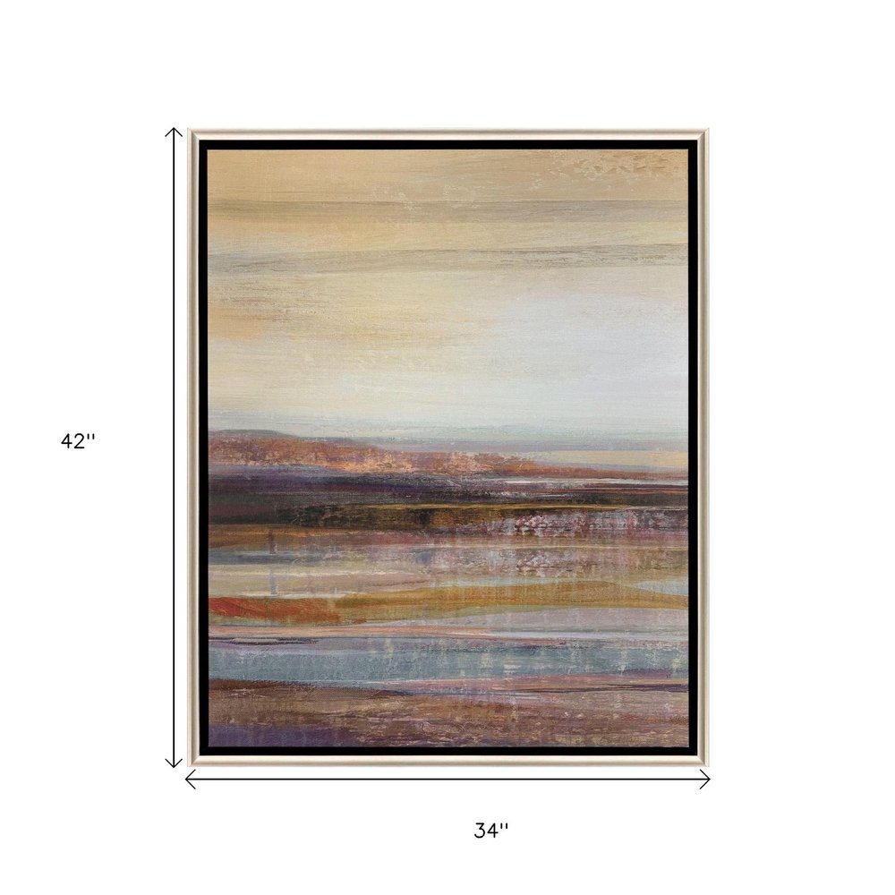 Santa Fe II Silver Framed Wall Art HomeRoots