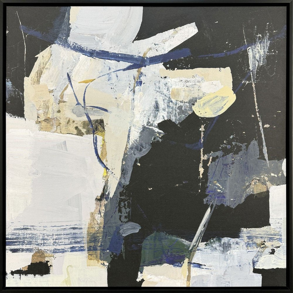 Blue in the Mouth Black Framed Wall Art HomeRoots