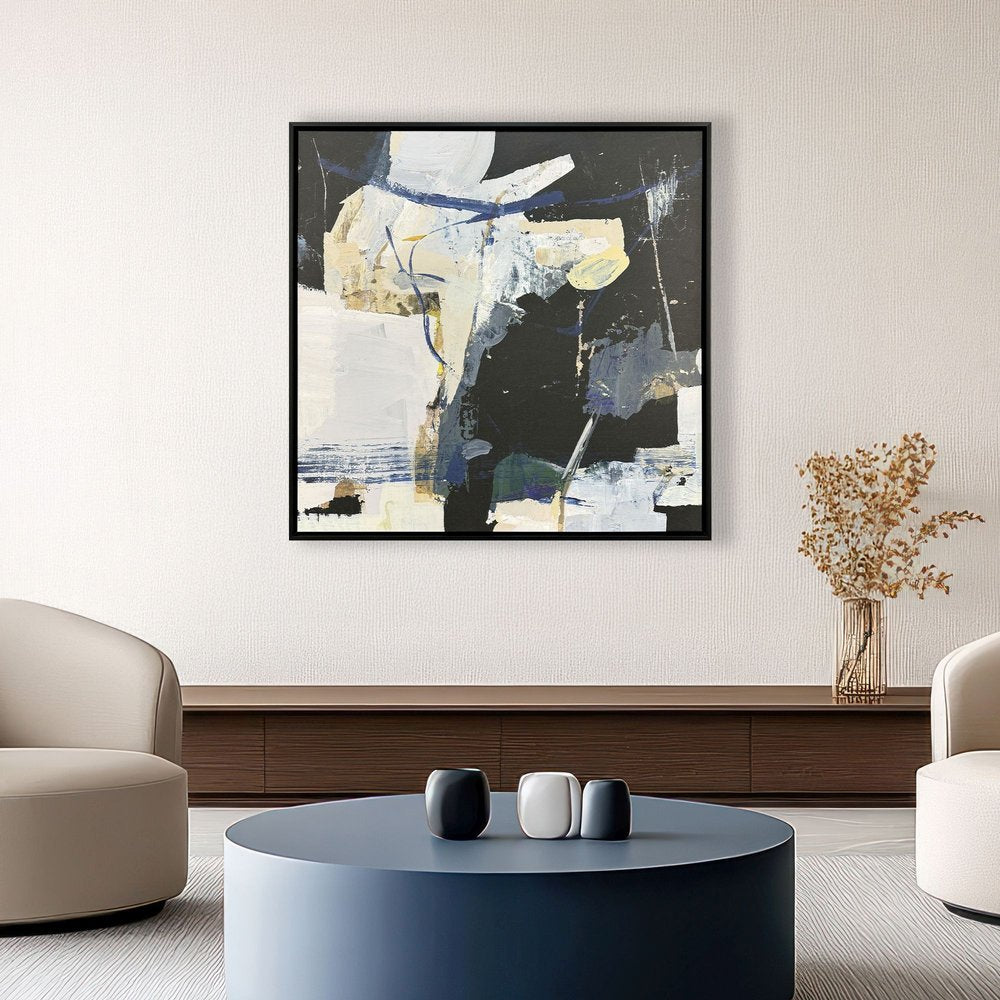 Blue in the Mouth Black Framed Wall Art HomeRoots