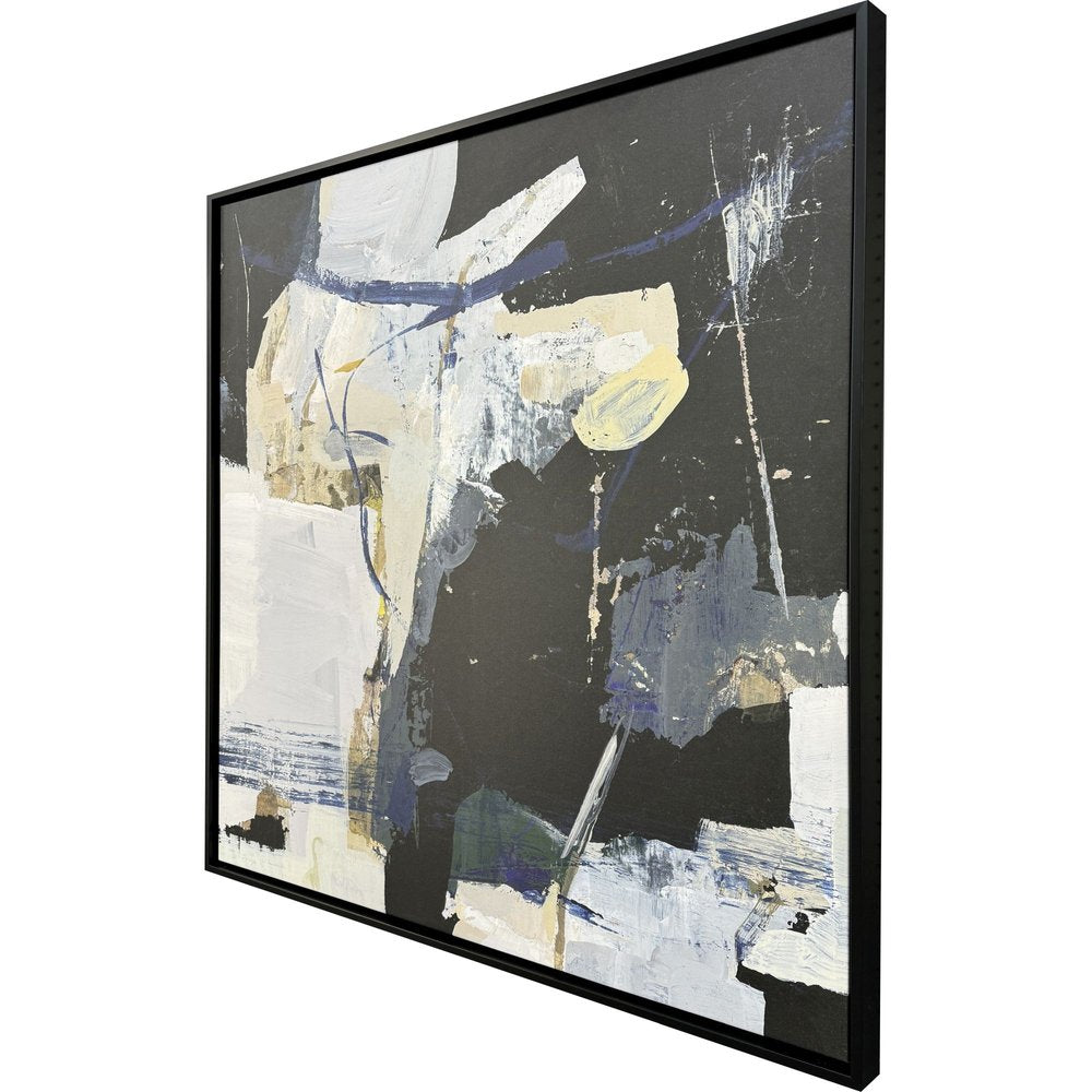 Blue in the Mouth Black Framed Wall Art HomeRoots