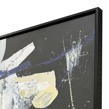 Blue in the Mouth Black Framed Wall Art HomeRoots