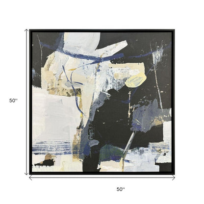 Blue in the Mouth Black Framed Wall Art HomeRoots