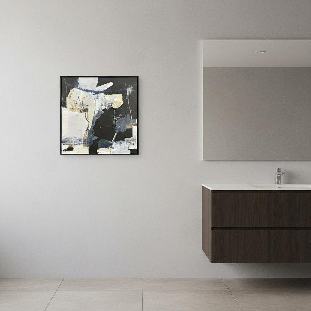 Blue in the Mouth Black Framed Wall Art HomeRoots