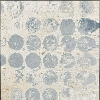 Blue Dots I White Framed Wall Art HomeRoots
