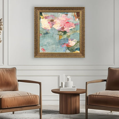 Snap Dragon Gold Framed Wall Art HomeRoots