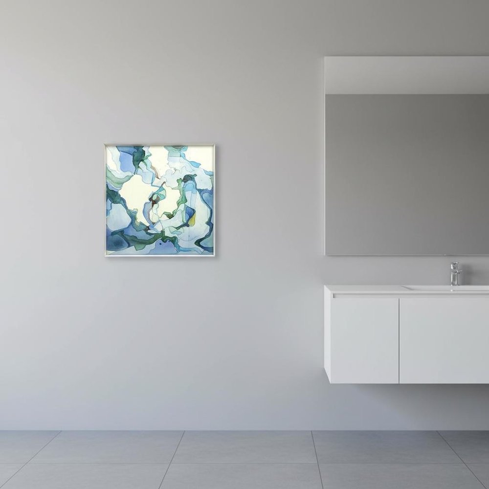 Safe Enclosure 3 White Framed Wall Art HomeRoots