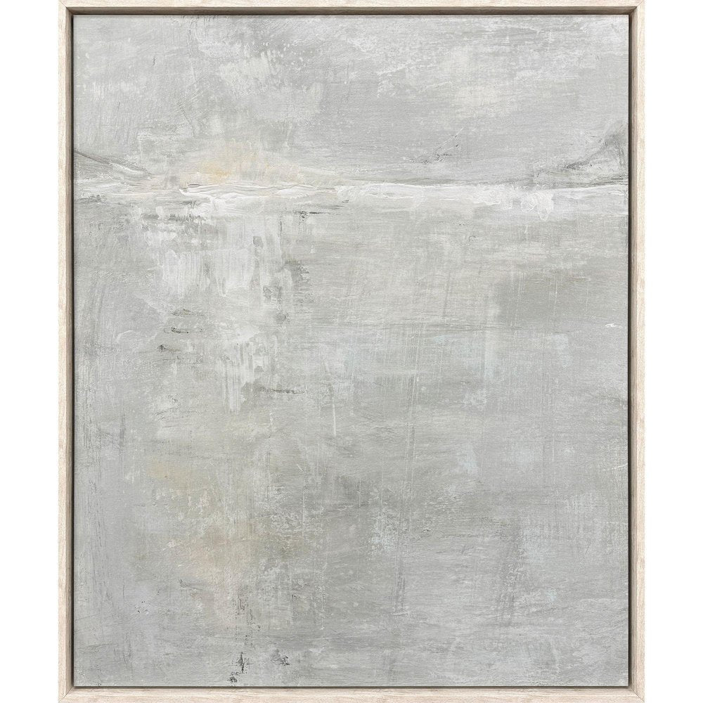 Rise Distressed White Framed Wall Art HomeRoots