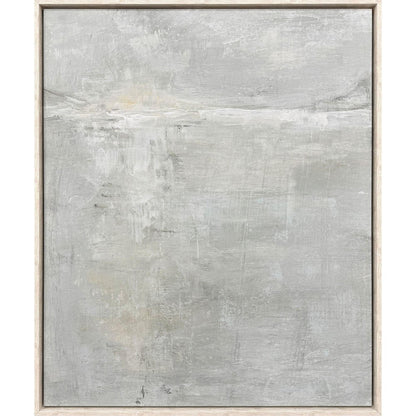 Rise Distressed White Framed Wall Art HomeRoots