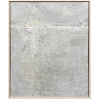 Rise Distressed White Framed Wall Art HomeRoots