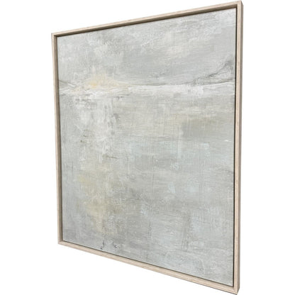 Rise Distressed White Framed Wall Art HomeRoots