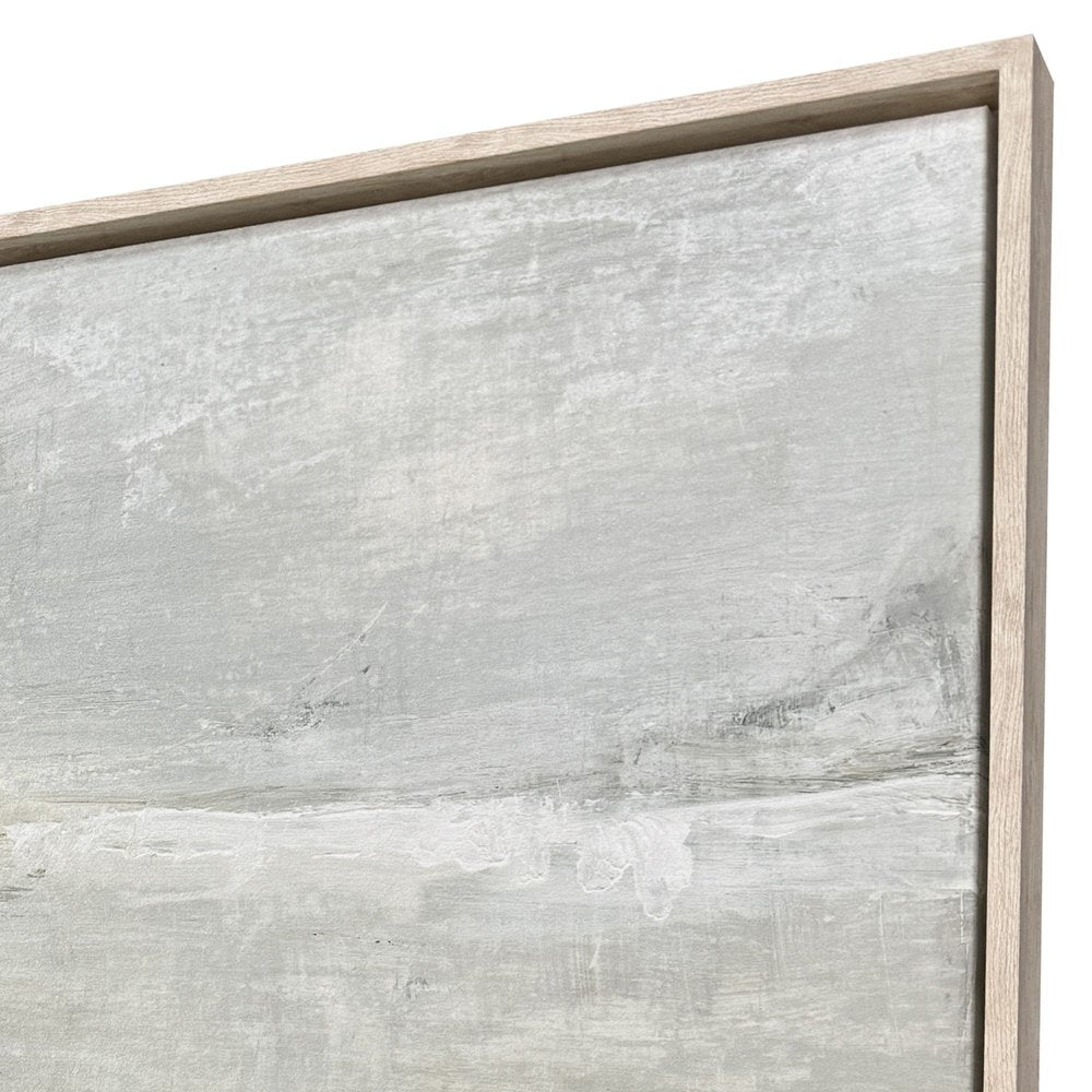 Rise Distressed White Framed Wall Art HomeRoots