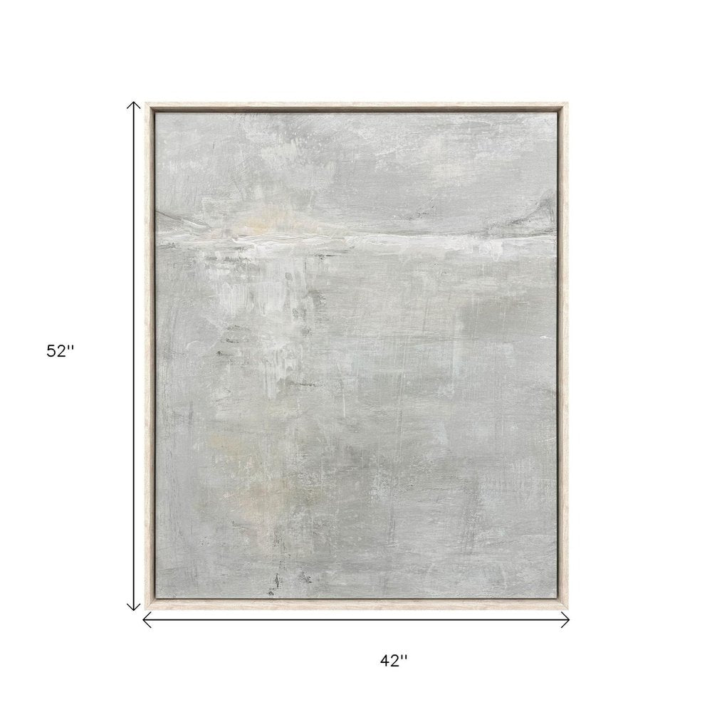 Rise Distressed White Framed Wall Art HomeRoots