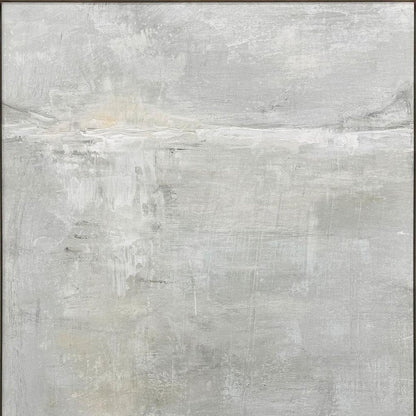 Rise Distressed White Framed Wall Art HomeRoots