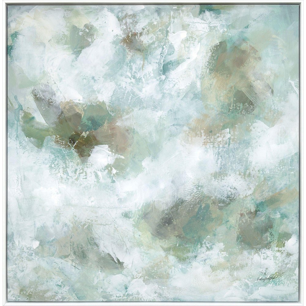 Seaglass White Framed Wall Art HomeRoots