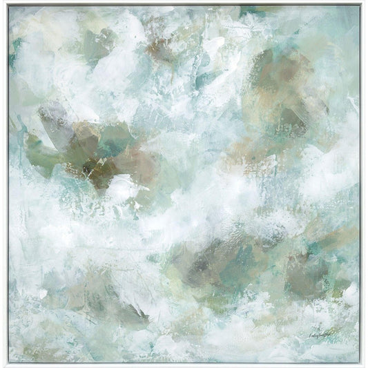 Seaglass White Framed Wall Art HomeRoots