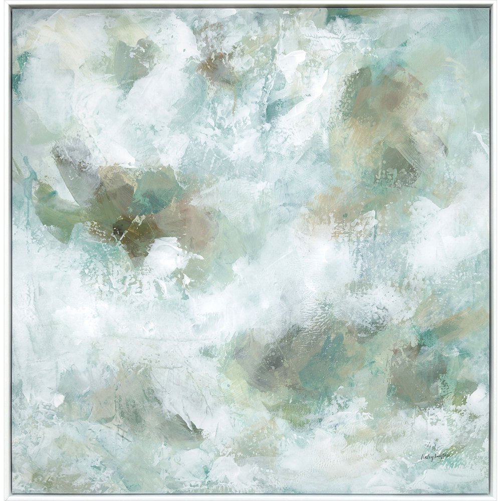 Seaglass White Framed Wall Art HomeRoots