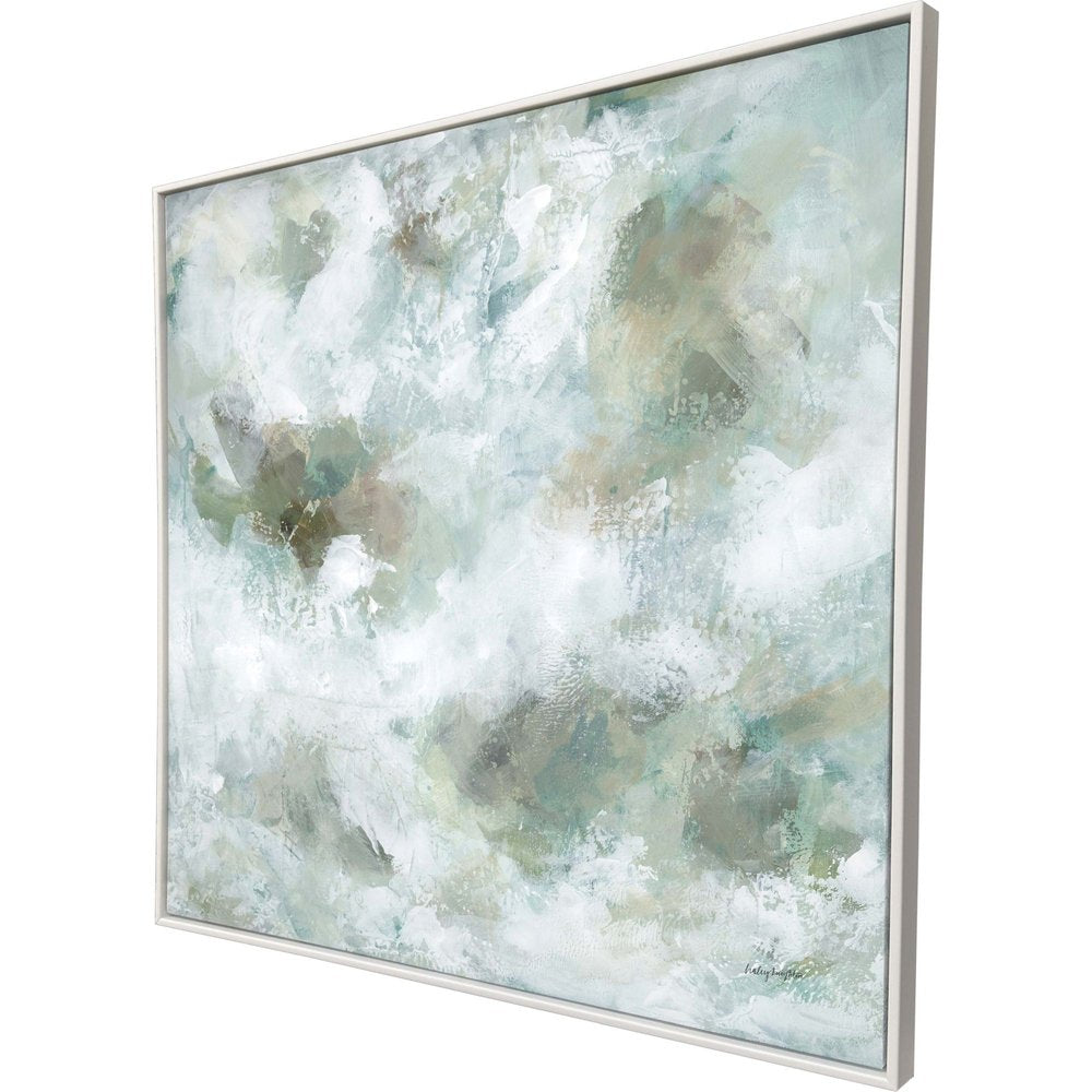 Seaglass White Framed Wall Art HomeRoots