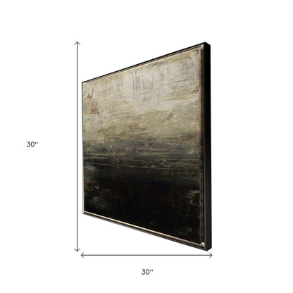 Deep Pool Brown Framed Wall Art HomeRoots