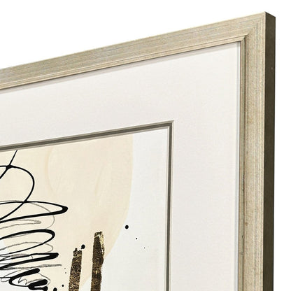Set Of Three Rock Garden Gold Framed Wall Art HomeRoots