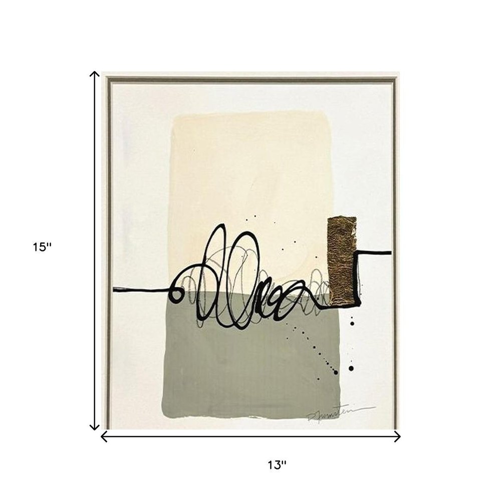 Set Of Three Private Property Gold Framed Wall Art HomeRoots