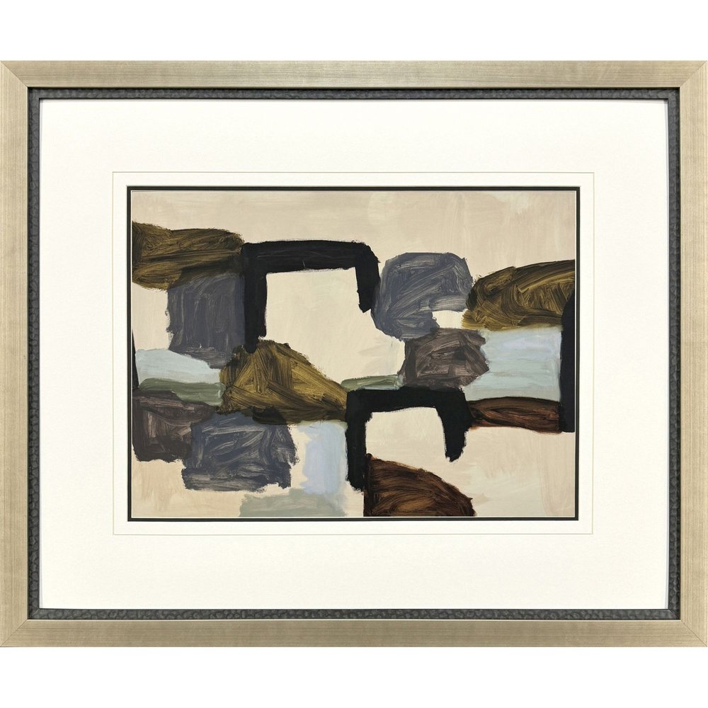 Mot Juste Silver Framed Wall Art HomeRoots
