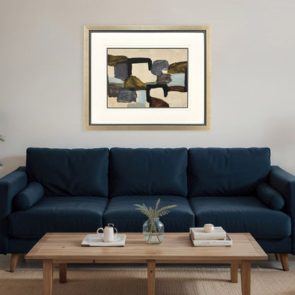 Mot Juste Silver Framed Wall Art HomeRoots