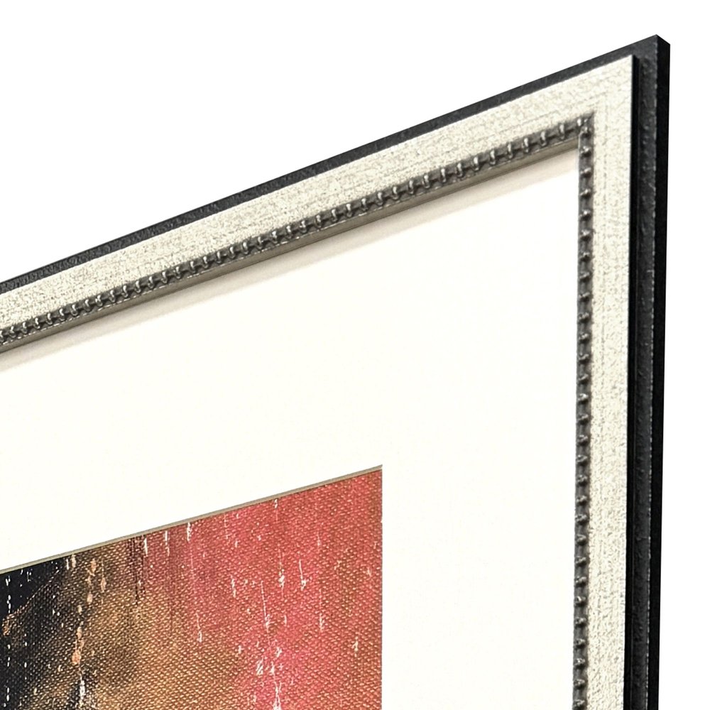 Set Of Four Composition in Copper Silver Framed Wall Art HomeRoots