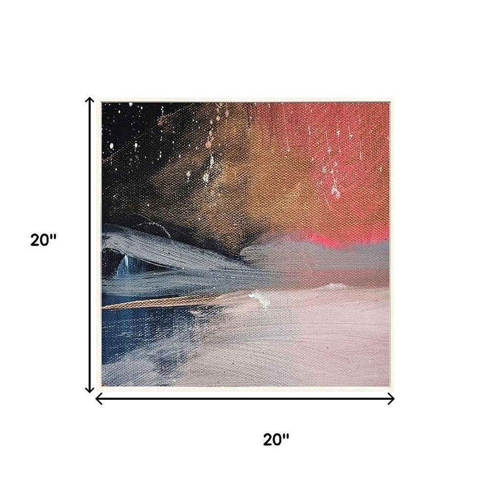 Set Of Four Composition in Copper Silver Framed Wall Art HomeRoots